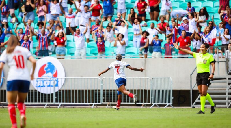 Rhaizza marca três e Bahia derrota Ferroviária no Brasileiro feminino