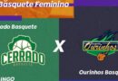 TV Brasil exibe Cerrado X Ourinhos pela Liga de Basquete Feminino