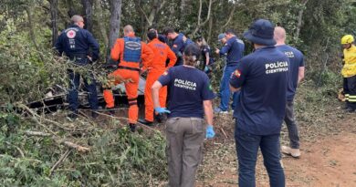 Três pessoas que ficaram em balão morreram abraçadas, diz delegado