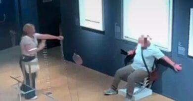 Turista que quebrou cadeira de cristais em museu é processado