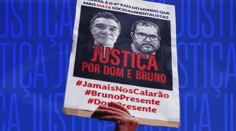 União dos Povos Indígenas do Javari homenageia Bruno e Dom Phillips