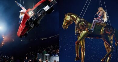Após defeito, Beyoncé troca carro por cavalo voador em show; veja