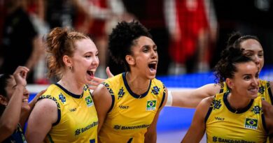 Brasil supera França por 3 sets a 2 na Liga das Nações de Vôlei