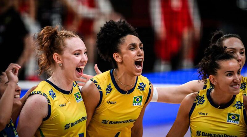Brasil supera França por 3 sets a 2 na Liga das Nações de Vôlei