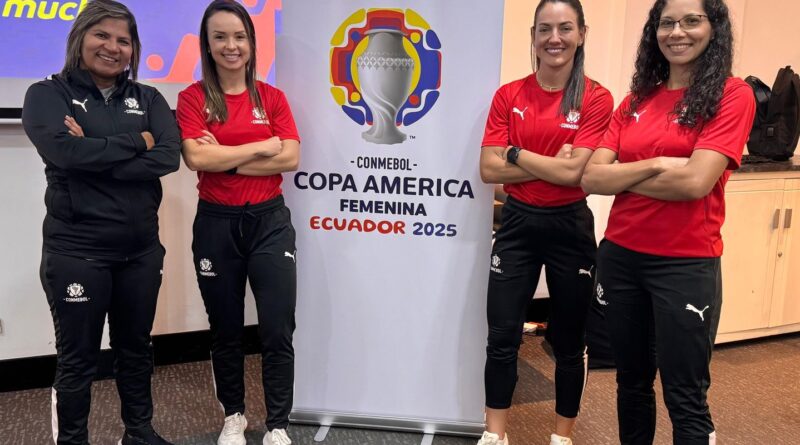 Brasileiras apitam abertura da Copa América Feminina