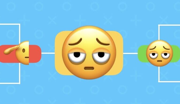 Emoji de rosto com olheiras é eleito o mais representativo de 2025