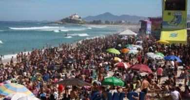 Etapa da WSL Championship Tour no Brasil recebe mais de 410 mil pessoas