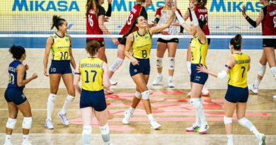 Vôlei: Brasil vence Alemanha e encara Japão na semi da Liga das Nações