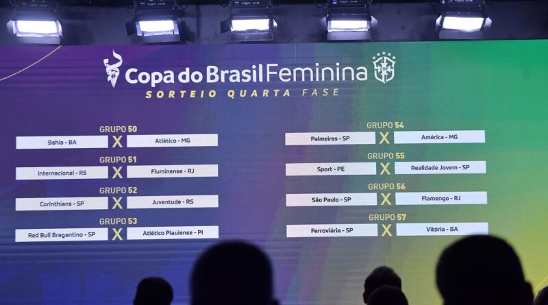 CBF sorteia confrontos da Copa do Brasil Feminina