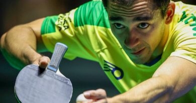 Hugo Calderano pega alemão Benedikt Duda na final em Foz do Iguaçu