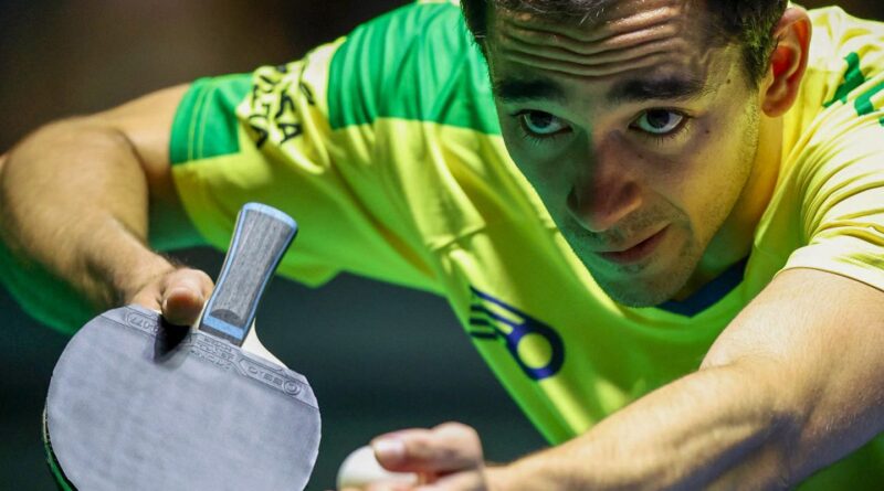 Hugo Calderano pega alemão Benedikt Duda na final em Foz do Iguaçu