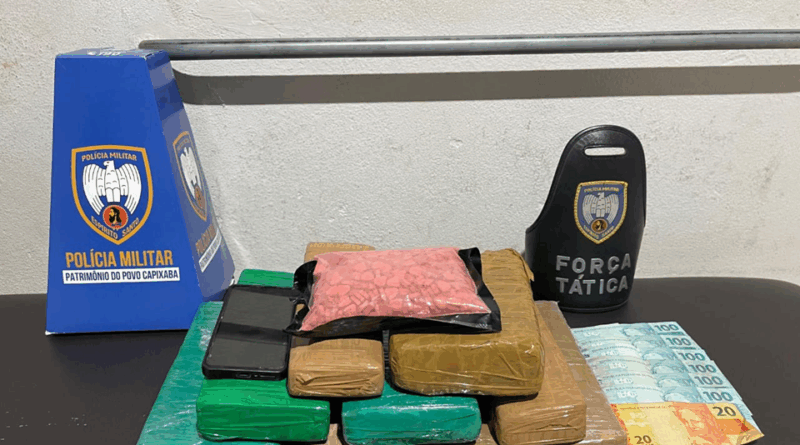 Mais de 8kg de maconha é apreendido pela Polícia Militar em São Gabriel da Palha – Portal Momento
