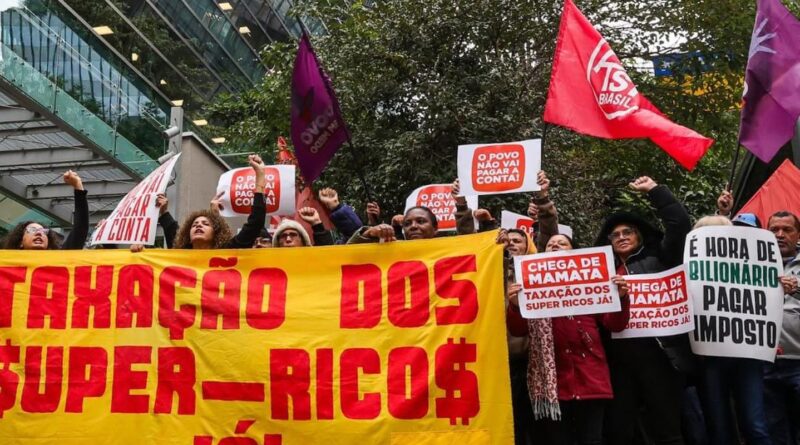 Ricos concentram 27% da renda e pagam menos imposto no país