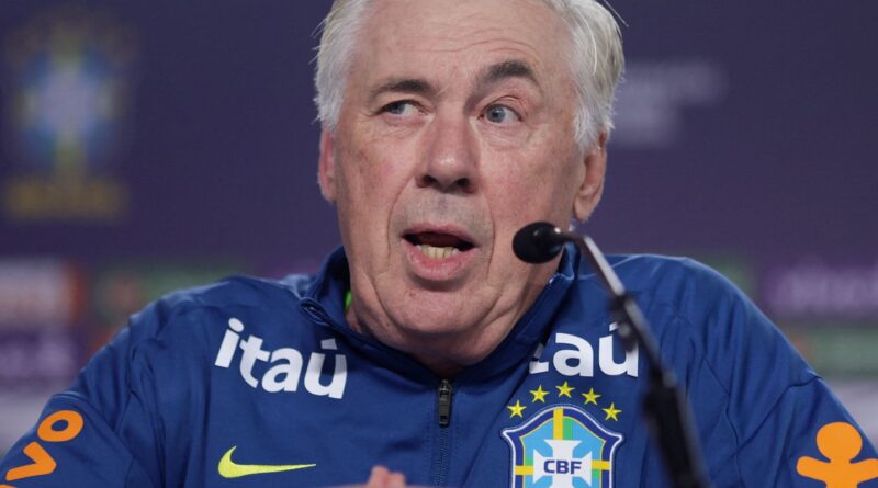 Ancelotti manterá Brasil com quatro atacantes em duelo contra o Chile