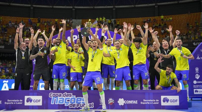Brasil conquista a Copa das Nações de Futsal