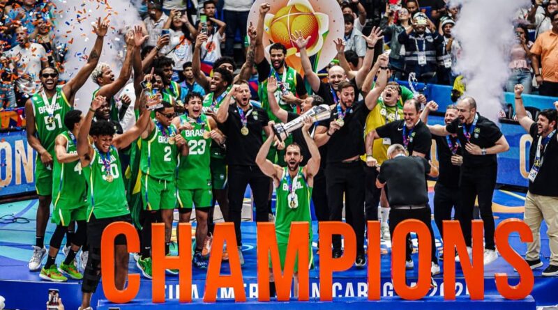 Brasil é campeão da AmeriCup de basquete após 16 anos de jejum