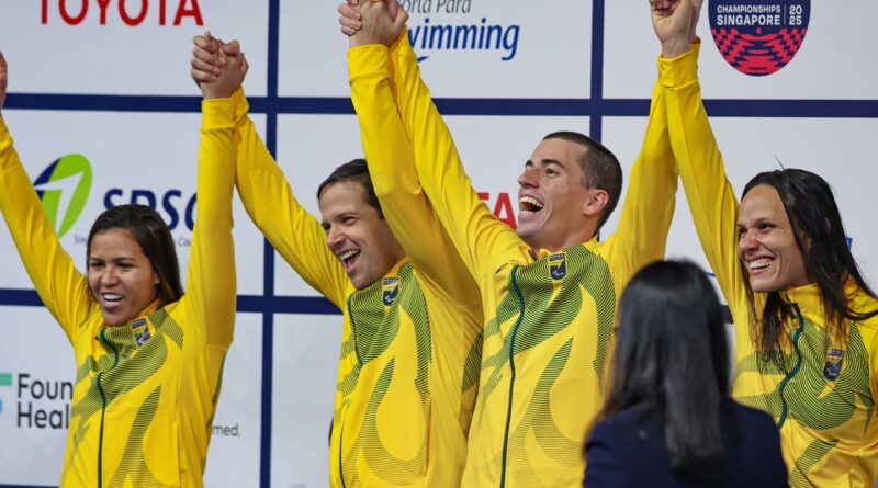 Com direito a recorde mundial, Brasil brilha no Mundial de natação