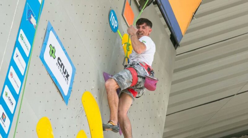 Eduardo Schaus conquista prata no Mundial de escalada paralímpica