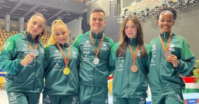 Ginastas brasileiros encerram competição na Hungria com cinco pódios