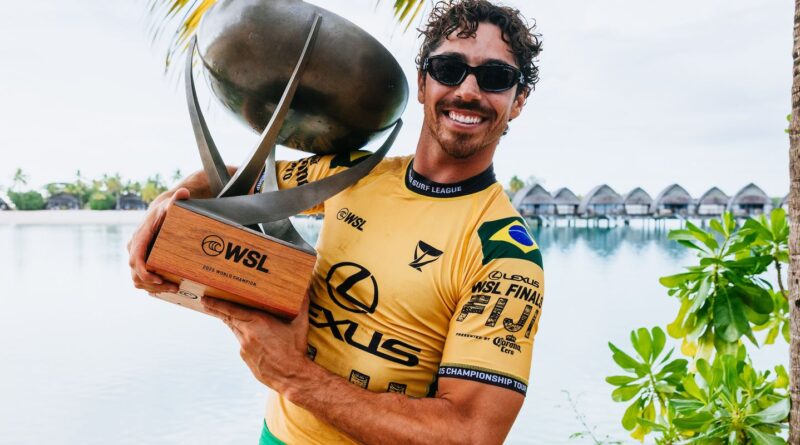 Inspirado em Ronaldo, Yago Dora destaca supremacia brasileira no surfe