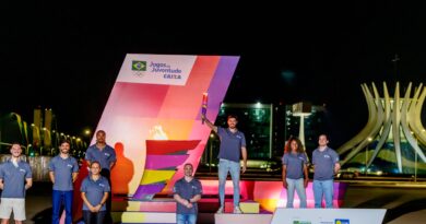 Jogos da Juventude são abertos oficialmente com acendimento da pira