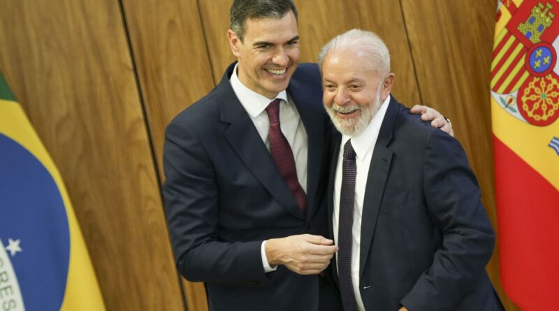 Lula conversa com presidente espanhol sobre Mercosul-UE e guerra