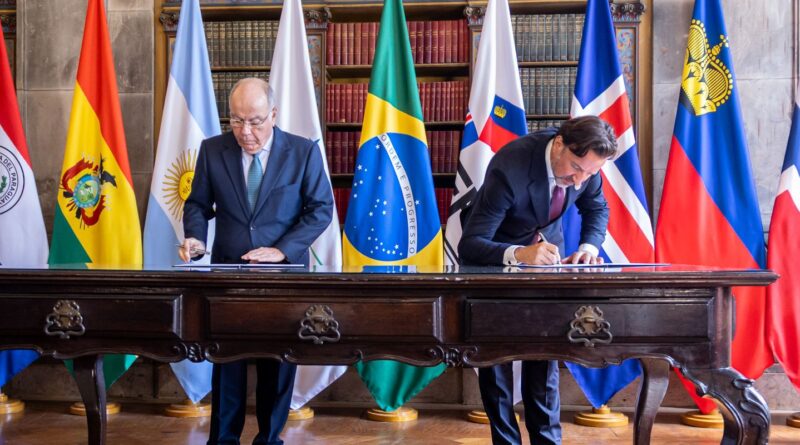 Mercosul assina acordo de livre comércio com quatro países europeus