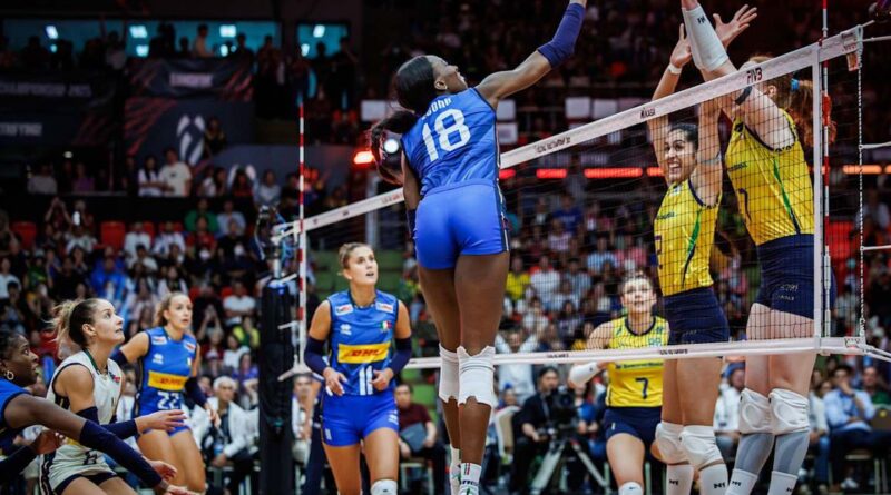 Vôlei: Brasil perde para Itália e fica fora da decisão do Mundial