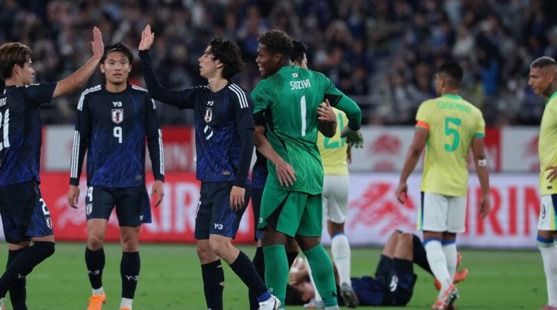 Brasil amarga derrota histórica para o Japão em amistoso em Tóquio
