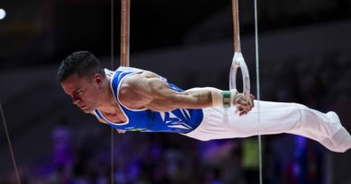 Caio Souza fica no top 10 do individual geral do Mundial de Ginástica