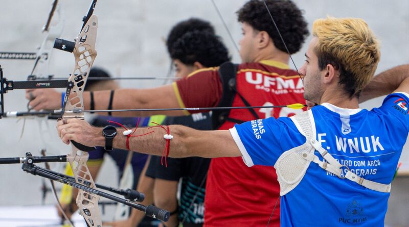 Fabio Klier é ouro no tiro com arco na estreia da modalidade no JUBs