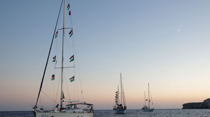 Flotilha Global Sumud: onze brasileiros são capturados por Israel