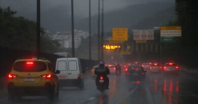 Rio tem alerta de chuva, ventos e ressaca do mar nas próximas horas