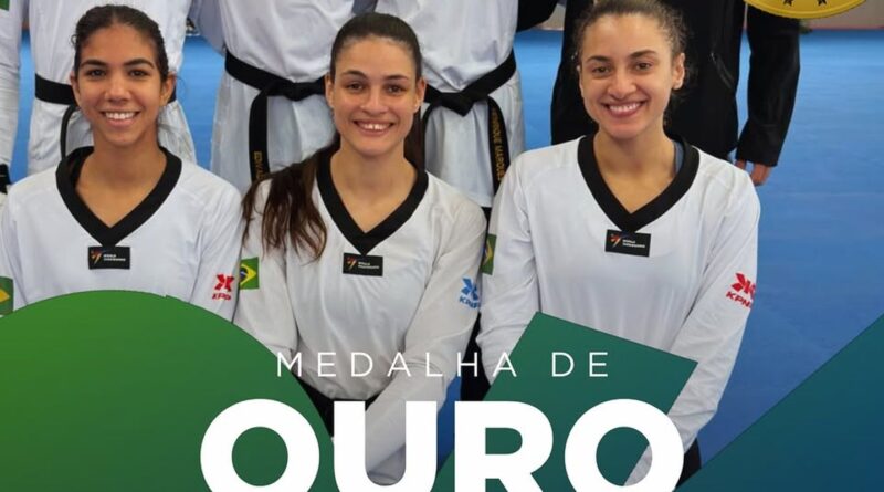 Brasil é tricampeão na Copa do Mundo por equipes de taekwondo na China