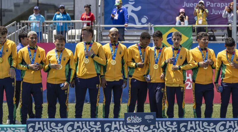 Brasil encerra Parapan de Jovens na liderança do quadro de medalhas
