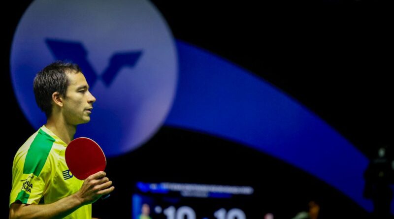 Calderano e Bruna Takahashi de despedem de WTT Champion Frankfurt