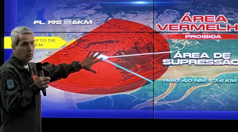 Cúpula de líderes da COP30 terá restrição de voos, caças e anti-drones