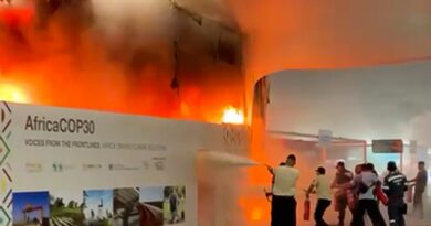 Incêndio atinge parte do pavilhão da COP30, em Belém