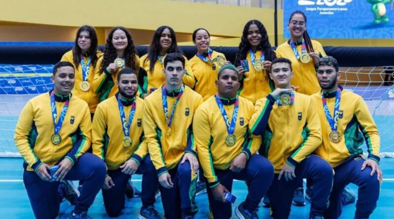 Parapan de Jovens: Brasil garante dobradinha dourada no goalball
