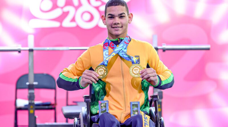 Parapan de jovens: Brasil conquista 12 medalhas em dia de recorde