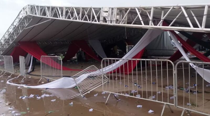 SP: Uma pessoa morre e 40 se ferem em queda de estrutura durante festa