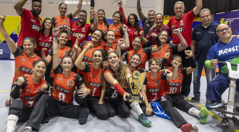 Sesi-SP conquista Campeonato Brasileiro de vôlei sentado feminino