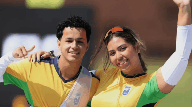 Tiro com arco do Brasil conquista 1ª medalha em um Parapan de Jovens