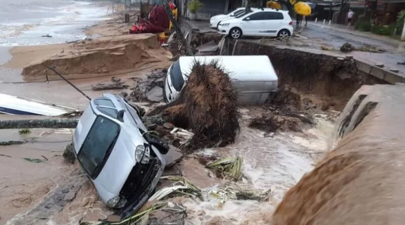 Duas pessoas morrem em Ilhabela devido às chuvas fortes