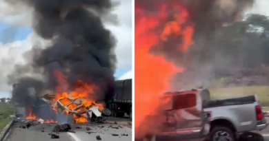 Quem são os 11 mortos do acidente seguido de incêndio na BR 101 na divisa da Bahia com o ES