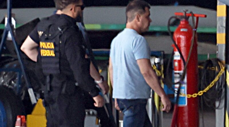 Silvinei Vasques chega a Brasília e ficará preso na Papuda