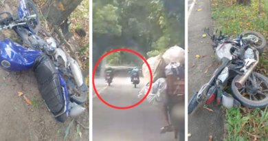 Vídeo mostra acidente entre motos pilotadas por irmãos, e um deles morre em Nova Venécia