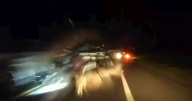 Vídeo mostra momento exato de acidente que matou quatro pessoas da mesma família em Jaguaré