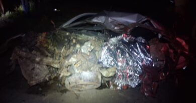 Acidente com morte trava o trânsito na BR 101 em Jaguaré, no Norte do ES