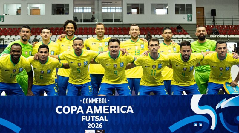 Brasil enfrenta Peru para avançar à final da Copa América de futsal